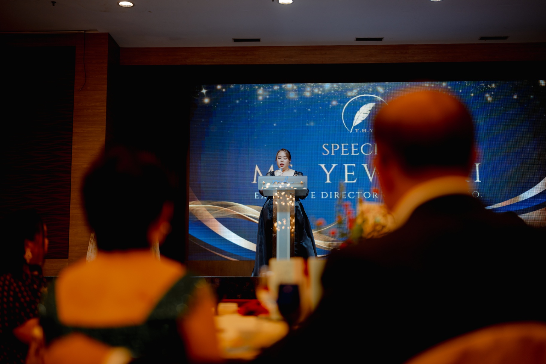 Executive Director Ms. Yew Suki delivering her speech